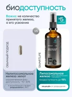 Железо хелат липосомальное с витамином С, 100 мл — изображение 16